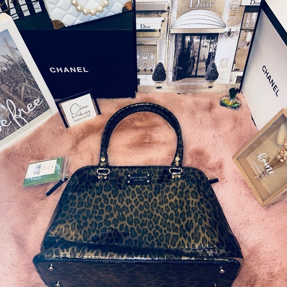 Kate Spade NWT Rachelle Wellesley Leopard bag - Picture 3 of 13